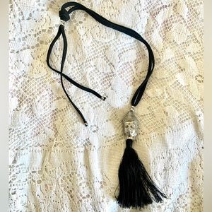 Buddha head adjustable necklace